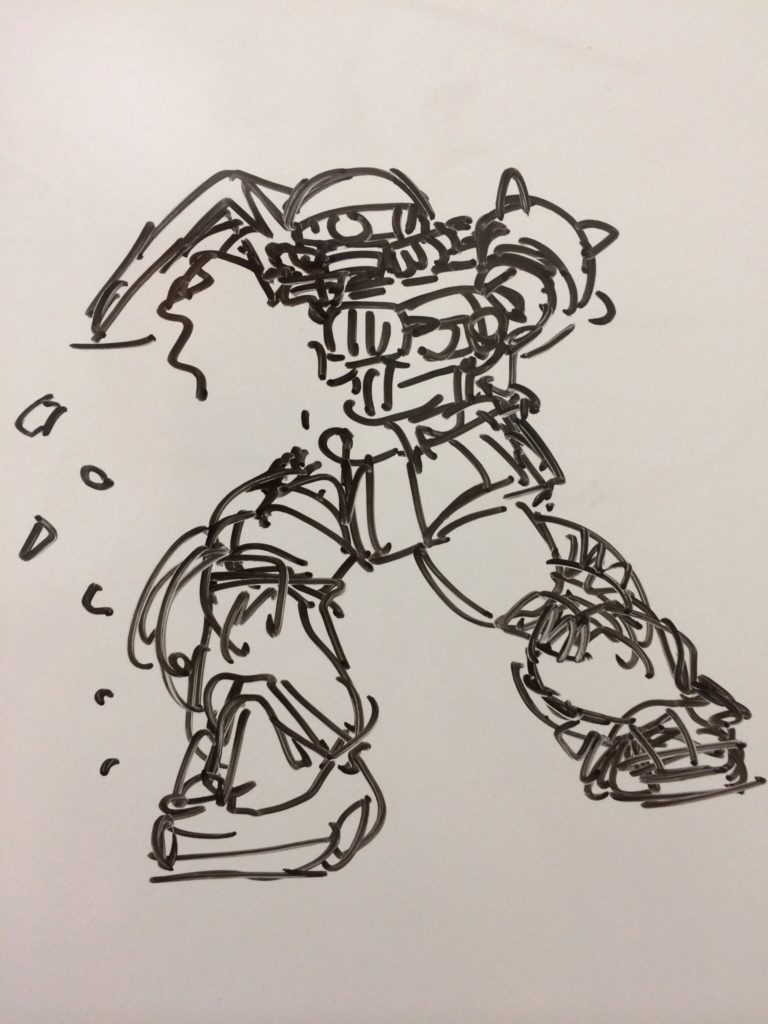 落書き ザク