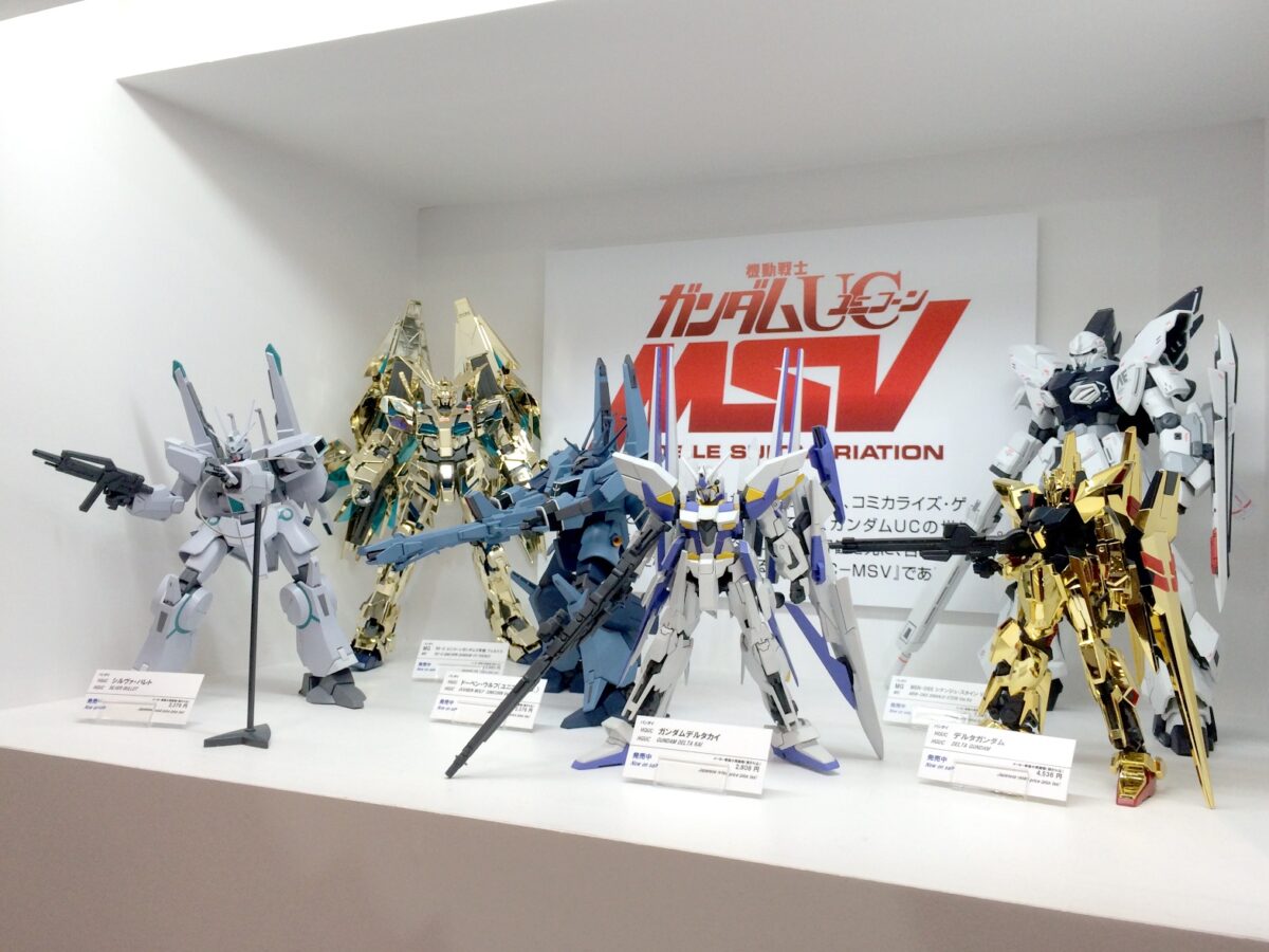 【2014 第53回静岡ホビーショー：4 バンダイ ガンダムユニコーン コーナー】模型